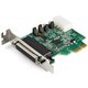 StarTech.com 4-port PCI Express RS232 Serial Adapter Card - PCIe Serial DB9 Controller Card 16950 UART - Low Profile - Windows/L