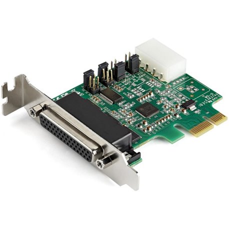 StarTech.com 4-port PCI Express RS232 Serial Adapter Card - PCIe Serial DB9 Controller Card 16950 UART - Low Profile - Windows/L