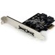 StarTech.com 2 Port PCI Express SATA 6 Gbps eSATA Controller Card - Dual Port PCIe SATA III Card - 2 Int/2 Ext - Add 2 external 