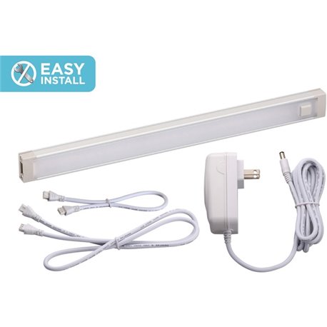 Bostitch LED Under Cabinet Lighting Kit - Gray - 1 Each