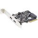 StarTech.com 2-Port USB PCIe Card 10Gbps/port - USB 3.2 Gen 2 Type-A PCI Express 3.0 x2 Host Controller Expansion Card - Windows