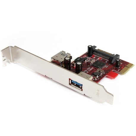 StarTech.com 2 port PCI Express SuperSpeed USB 3.0 Card with UASP Support - 5Gbps - 1 Internal 1 External - Add one internal and