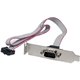 StarTech.com 1 Port 16in DB9 Serial Port Bracket to 10 Pin Header - Low Profile - Add a DB9 serial port to the rear panel of a s