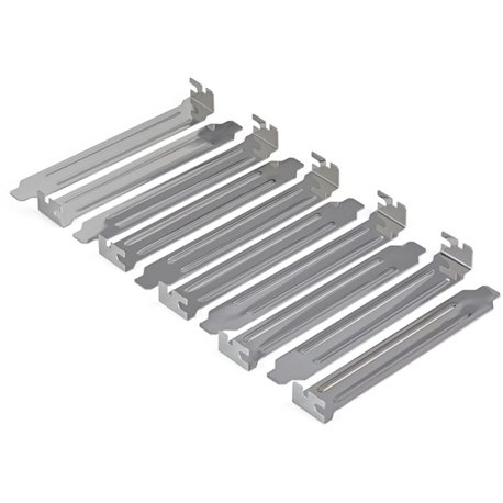 StarTech.com Steel Full Profile Expansion Slot Cover Plate - 10 Pack - Add a cover for an exposed full profile expansion card sl