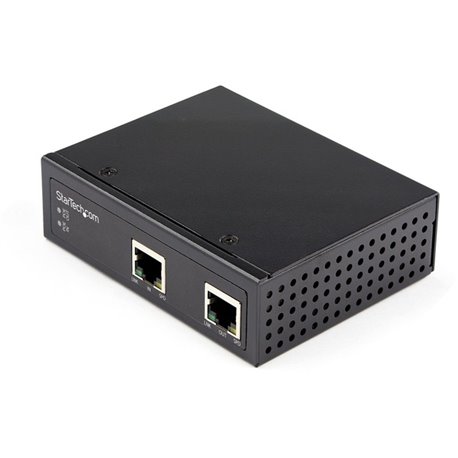 StarTech.com Industrial Gigabit PoE Extender - 60W 802.3bt PoE++ 100m/330ft - Power Over Ethernet Network Range Extender - IP-30