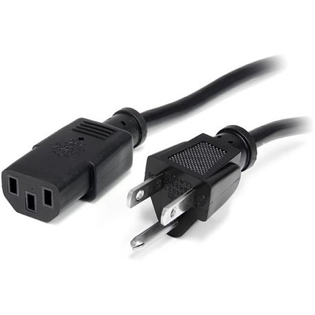 StarTech.com 10ft (3m) Computer Power Cord, NEMA 5-15P to C13, 10A 125V, 18AWG, 10 Pack, Replacement PC Power Cord, TV/Monitor P