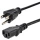 StarTech.com 10ft (3m) Heavy Duty Power Cord, NEMA 5-15P to C13, 15A 125V 14AWG, Replacement AC Computer Power Cord, PC Power Su