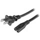 StarTech.com 10ft (3m) Laptop Power Cord, NEMA 1-15P to C7, 10A 125V, 18AWG, Laptop Replacement Power Cord, Power Brick Cable, U