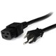 StarTech.com 8 ft Computer Power Cord - NEMA 5-15P to IEC 320 C19 - Create a reliable 8ft power connection for your computer or 