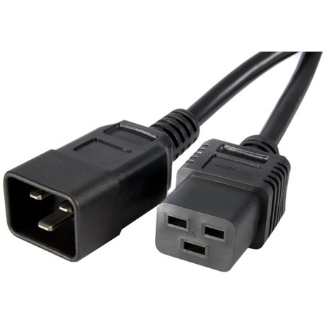 StarTech.com Computer Power Cord - C19 to C20 - AC Power Cord - 10 ft - 10 ft Computer Power Cord - C19 to C20 - External Power 