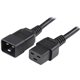 StarTech.com 3 ft Heavy Duty 14 AWG Computer Power Cord - C19 to C20 - Connect a high-powered server to a power distribution uni