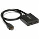 StarTech.com HDMI Splitter 1 In 2 Out - 4k 30Hz - 2 Port - Supports 3D video - Powered HDMI Splitter - HDMI Audio Splitter - Dis