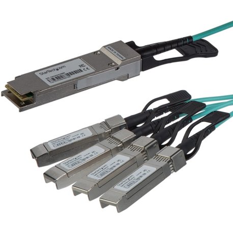 StarTech.com AOC Breakout Cable for Cisco QSFP-4X10G-AOC3M - 3m 40G 1x QSFP+ to 4x SFP+ AOC Cable 40GbE QSFP+ Active Optical Fib