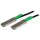 StarTech.com MSA Uncoded Compatible 2m 40G QSFP+ to QSFP+ Direct Attach Cable - 40 GbE QSFP+ Copper DAC 40 Gbps Low Power Passiv