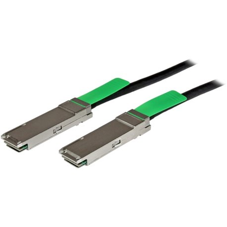 StarTech.com MSA Uncoded Compatible 2m 40G QSFP+ to QSFP+ Direct Attach Cable - 40 GbE QSFP+ Copper DAC 40 Gbps Low Power Passiv