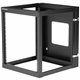 StarTech.com 4-Post 12U Hinged Wall-Mount Network Rack, 19" Open Frame Server Rack, Wall Mount Data Rack for IT Computer Equipme