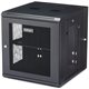 StarTech.com 4-Post 12U Wall Mount Network Cabinet, 19" Hinged Wall-Mounted Server Rack for IT Equipment, Flexible Lockable Rack