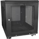 StarTech.com 12U 19" Server Rack Cabinet 4 Post Adjustable Depth 2-30" w/Casters/Cable Management/1U Shelf, Locking Doors and Si