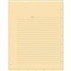 Tabbies 7-hole Manila Chart Divider Sheets - 8.5" Divider Width x 11" Divider Length - 7 Hole Punched - Manila Divider - 400 / B
