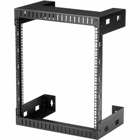 StarTech.com 2-Post 12U Heavy-Duty Wall-Mount Network Rack, 19" Open Frame Server Rack for Computer Equipment, Wall Mount Data R