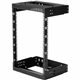 StarTech.com 2-Post 15U Heavy-Duty Wall Mount Network Rack, 19" Open Frame Server Rack with Adjustable Depth, Data Rack for IT E