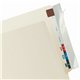 Tabbies Wrap Around Folder End Tabs - 2" Tab Height x 8" Tab Width - Clear Tab(s) - Wear Resistant, Tear Resistant - 100 / Pack