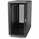 StarTech.com 4-Post 32U Server Rack Cabinet, 19" Data Rack Cabinet for Computer / IT Equipment, Home Network Rack, Half Height S