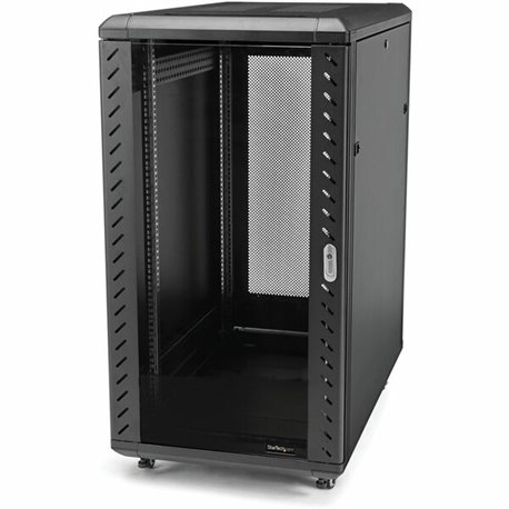 StarTech.com 4-Post 32U Server Rack Cabinet, 19" Data Rack Cabinet for Computer / IT Equipment, Home Network Rack, Half Height S