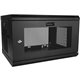 StarTech.com 2-Post 6U Wall Mount Network Cabinet, 19" Wall-Mounted Server Rack for Data / IT Equipment, Small Lockable Rack Enc