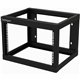 StarTech.com 2-Post 6U Heavy-Duty Wall-Mount Network Rack, 19" Open Frame Server Rack for Computer Equipment, Wall Mount Data Ra