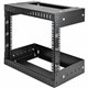 StarTech.com 2-Post 8U Heavy-Duty Wall Mount Network Rack, 19" Open Frame Server Rack with Adjustable Depth, Data Rack for IT Eq