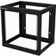 StarTech.com 2-Post 9U Heavy-Duty Wall-Mount Network Rack, 19" Open Frame Server Rack for Computer Equipment, Wall Mount Data Ra