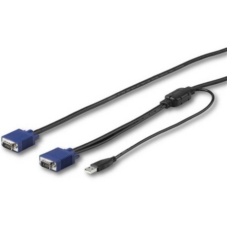 StarTech.com 10 ft. (3 m) USB KVM Cable for StarTech.com Rackmount Consoles - VGA and USB KVM Console Cable (RKCONSUV10) - 10 ft