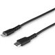 StarTech.com 3 foot/1m Durable Black USB-C to Lightning Cable, Rugged Heavy Duty Charging/Sync Cable for Apple iPhone/iPad MFi C