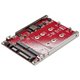 StarTech.com Dual-Slot M.2 to SATA Adapter - M.2 SATA Adapter for 2.5" Drive Bay - M.2 Adapter - M.2 SSD Adapter - M.2 NGFF SSD 