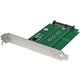 StarTech.com M.2 to SATA SSD adapter &acirc&euro" expansion slot mounted - NGFF solid state drive to SATA converter - 0.7" Width