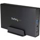 StarTech.com 3.5in Black USB 3.0 External SATA III Hard Drive Enclosure with UASP for SATA 6 Gbps &acirc&euro" Portable External