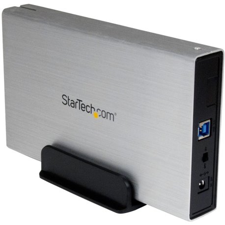 StarTech.com 3.5in Silver USB 3.0 External SATA III Hard Drive Enclosure with UASP &acirc&euro" Portable External HDD - Turn a 3