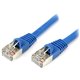 StarTech.com 100 ft Blue Snagless Shielded Cat5e Patch Cable - Make Fast Ethernet network connections using this high quality sh