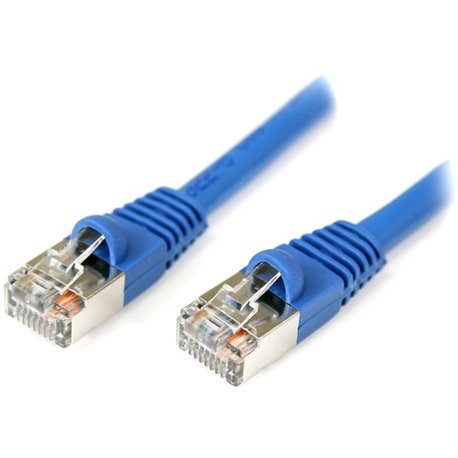 StarTech.com 100 ft Blue Snagless Shielded Cat5e Patch Cable - Make Fast Ethernet network connections using this high quality sh