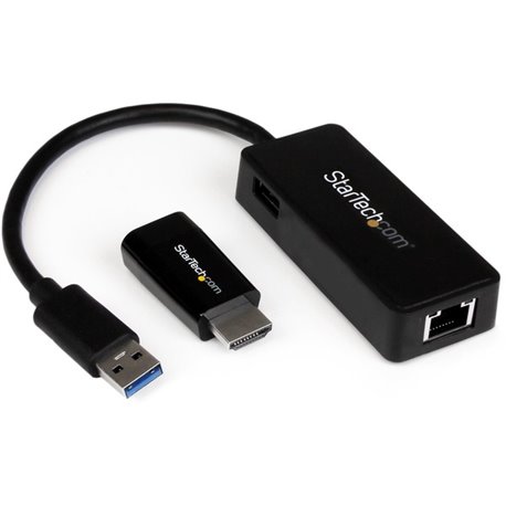 StarTech.com Samsung Chromebook 2 & Series 3 HDMI to VGA and USB 3.0 Gigabit Ethernet Accessory Bundle - Connect your Chromebook