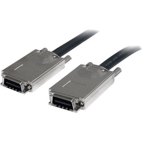 StarTech.com 2m Infiniband External SAS Cable - SFF-8470 to SFF-8470 - Connect your SFF-8470 SAS storage devices with a high-per