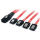 StarTech.com 1m Serial Attached SCSI SAS Cable - SFF-8087 to 4x Latching SATA - Connect a SATA/SAS Controller to 4 SATA drives -