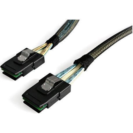 StarTech.com 50cm Internal Mini-SAS Cable SFF-8087 To SFF-8087 & Sideband - Serial Attached SCSI (SAS) internal cable - with Sid