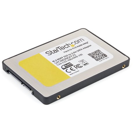 StarTech.com M.2 SSD to 2.5in SATA III Adapter - M.2 Solid State Drive Converter with Protective Housing - Convert an M.2 solid-