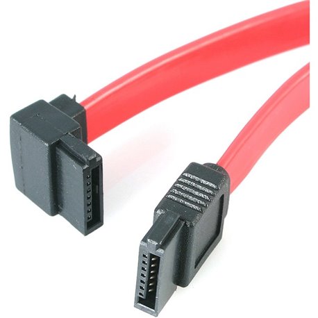 StarTech.com 12in SATA to Left Angle SATA Serial ATA Cable - Make a left-angled connection to your SATA drive, for installation 