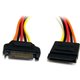 StarTech.com 12in 15 Pin SATA Power Extension Cable - Extend a SATA Power Connection by up to 12in - sata power extension cable 