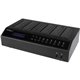 StarTech.com 6 Bay Hard Drive Duplicator/Eraser, 1:5 HDD/SSD Cloner/Copier, USB/eSATA to SATA Dock, Disk Sanitizer/Wiper, Clonin