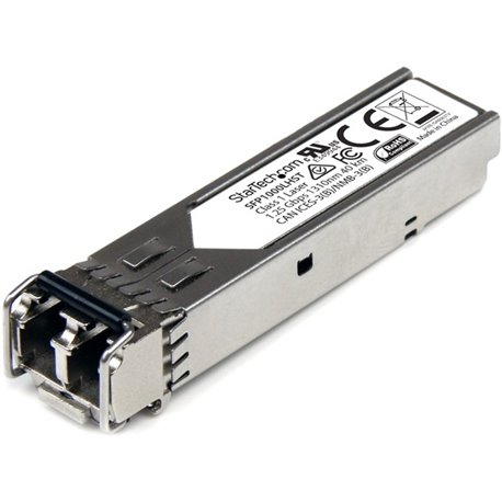 StarTech.com MSA Uncoded SFP Module - 1000BASE-LH - 1GE Gigabit Ethernet SFP 1GbE Single Mode Fiber (SMF) Optic Transceiver - 40