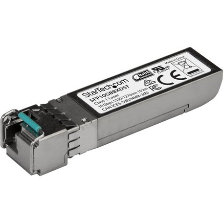 StarTech.com MSA Uncoded SFP+ Transceiver Module - 10GBASE-BX - 10 GbE Gigabit Ethernet BiDi Fiber (SMF) - MSA Uncoded Transceiv